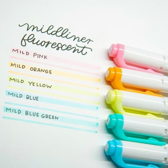 New Zebra Mildliner lot and postits tabs organizing office supplies markers pens - Picture 4 of 10